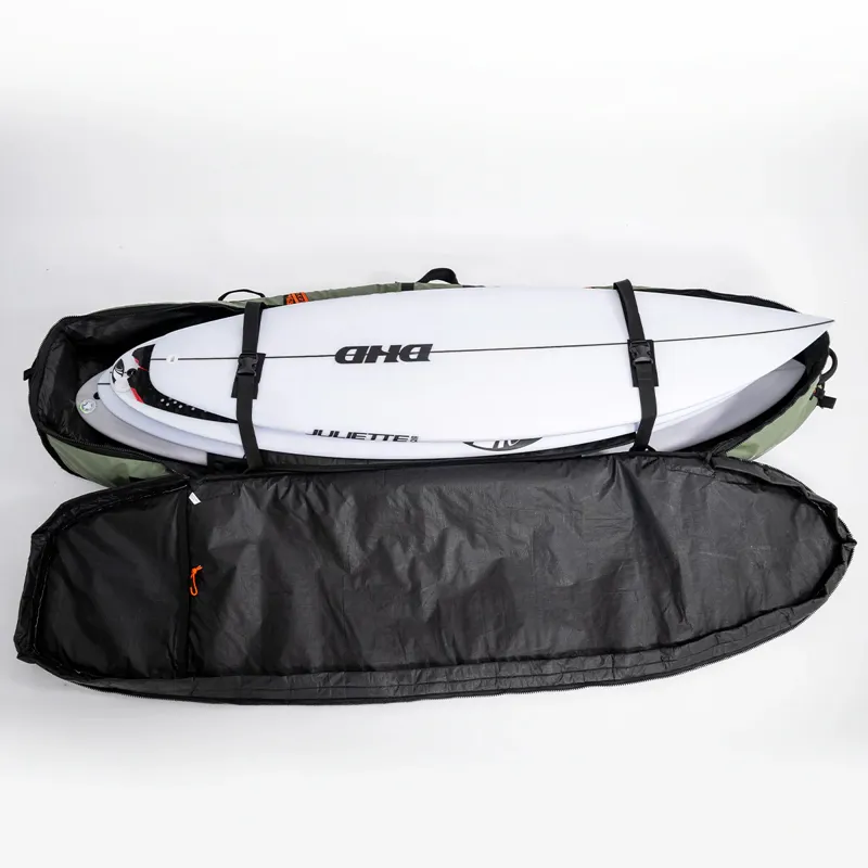 FCS GO-Light Travel 3 Wheelie Shortboard/Fish Board Bag-3