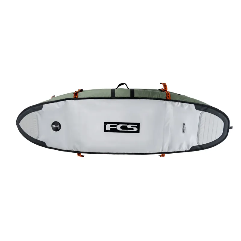 FCS GO-Light Travel 4 Wheelie Shortboard/Fish Board Bag-1