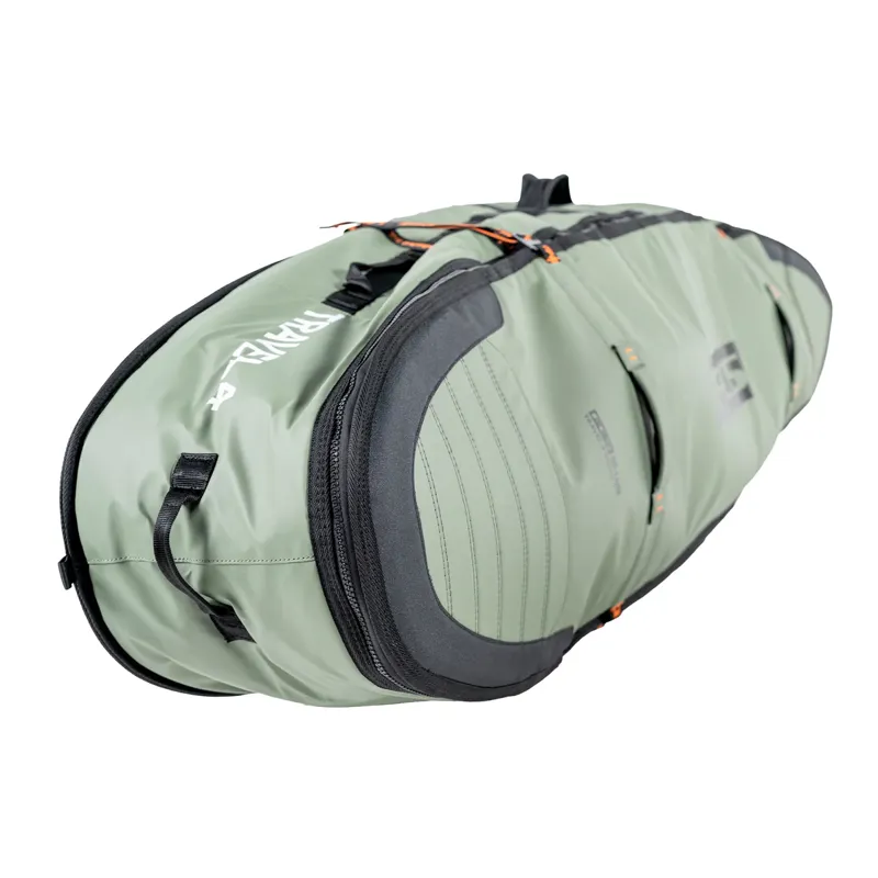 FCS GO-Light Travel 4 Wheelie Shortboard/Fish Board Bag-4