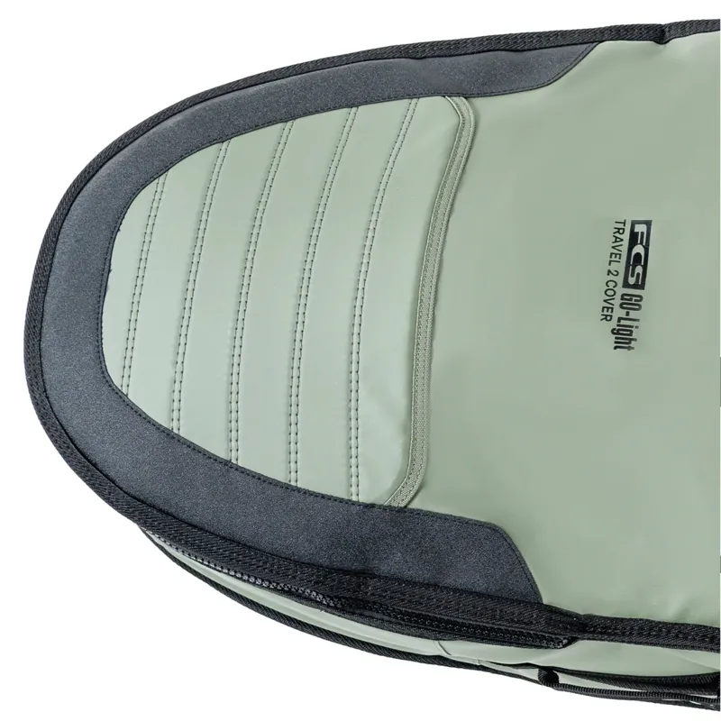 FCS GO-Light Travel 4 Wheelie Shortboard/Fish Board Bag-5