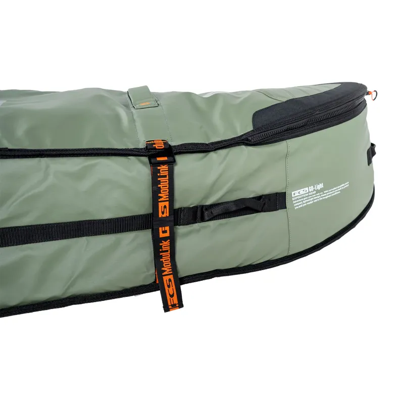 FCS GO-Light Travel 4 Wheelie Shortboard/Fish Board Bag-6