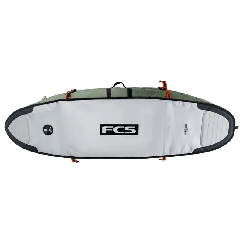 FCS GO-Light Travel 5 Wheelie Shortboard/Fish Team Board Bag - 6ft 07-1