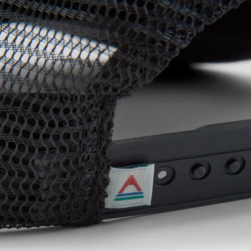 Passenger Core Recycled Cotton Trucker Cap in Black/White-3