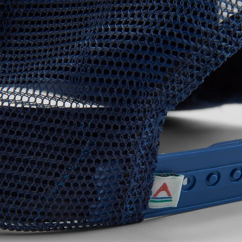 Passenger Core Recycled Cotton Trucker Cap in Rich Navy-2