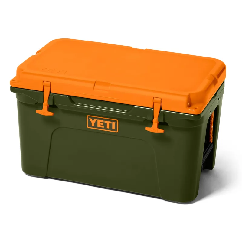 Yeti Tundra 45 Cooler in Olive/King Crab Orange