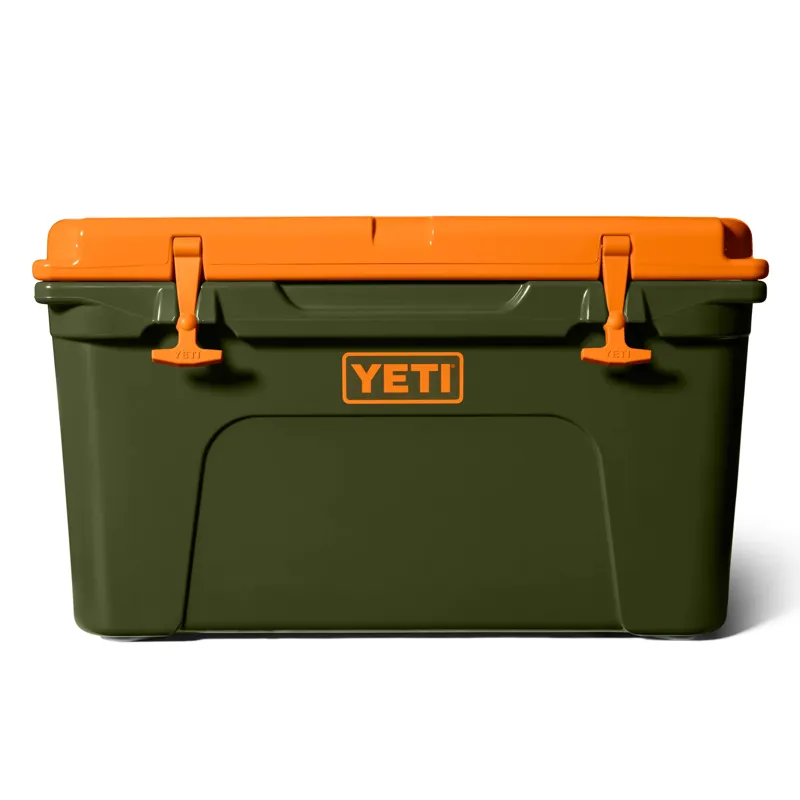 Yeti Tundra 45 Cooler in Olive/King Crab Orange-1