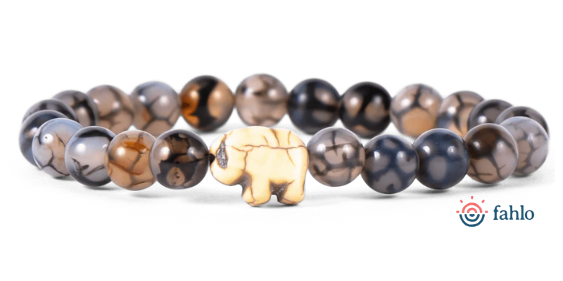 Fahlo The Expedition Elephant Tracking Bracelet in Keystone