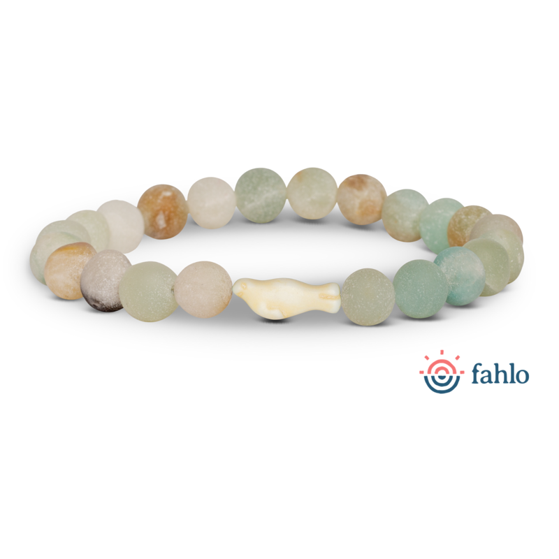 Fahlo The Glide Seal Tracking Bracelet in Sky Stone