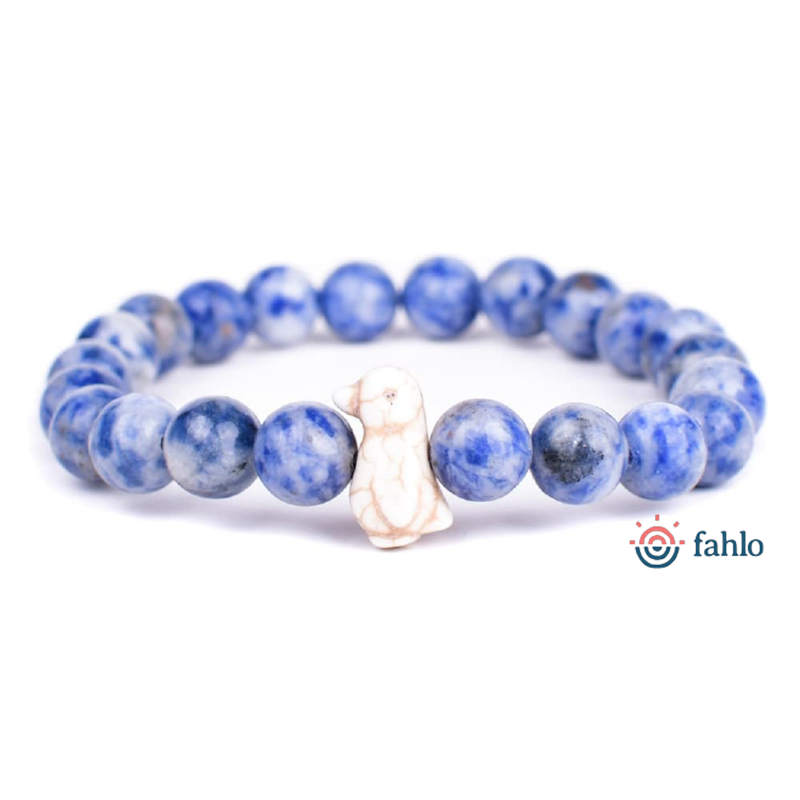Fahlo The Passage Penguin Tracking Bracelet in Igloo Blue