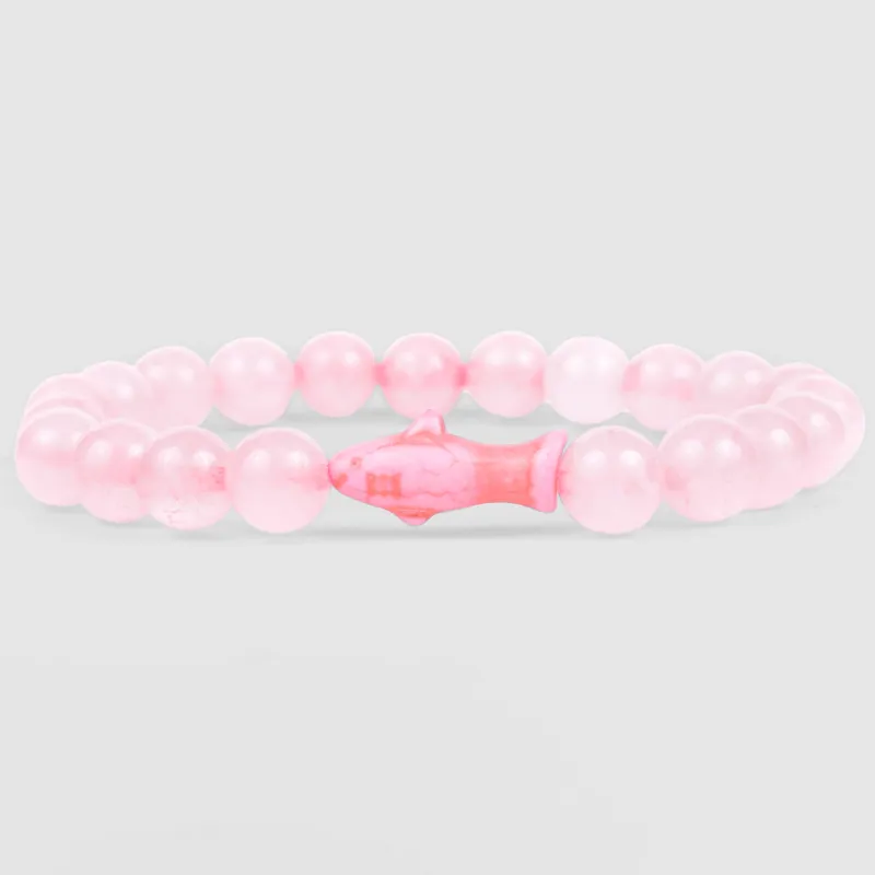 Fahlo The Voyage Shark Tracking Bracelet in Coral Reef Pink