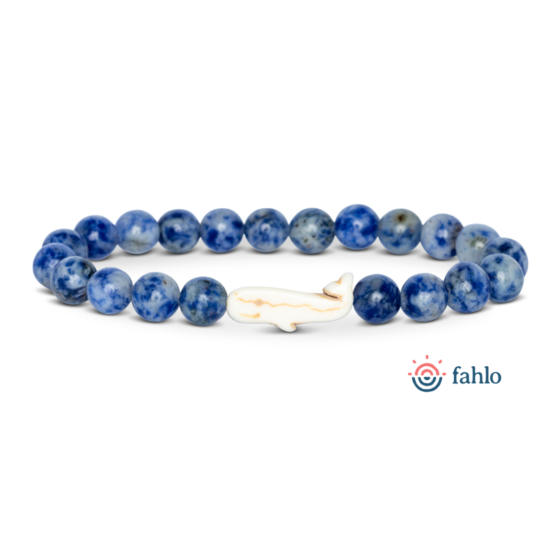 Fahlo The Wayfare Whale Tracking Bracelet in Coastal Blue