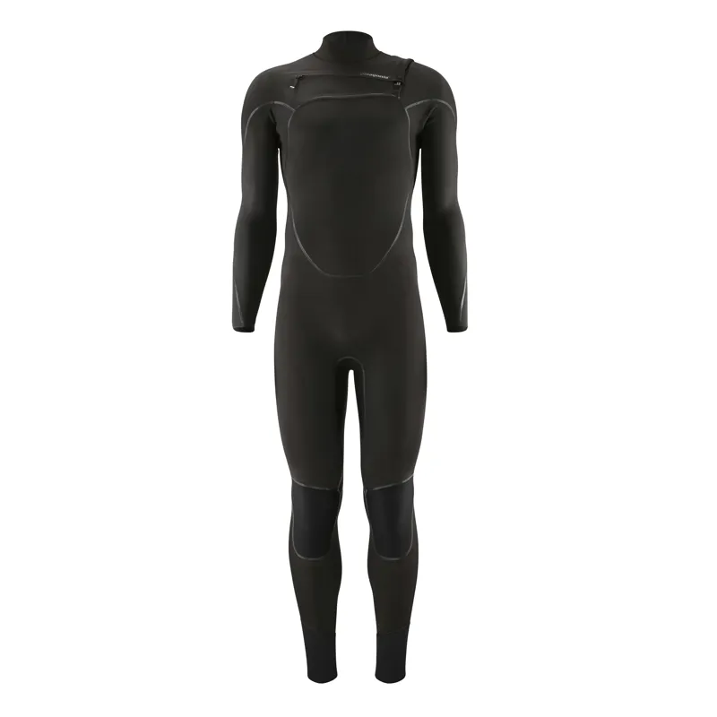 Patagonia Mens R3 4-3mm+ Yulex Chest Zip Wetsuit in Black