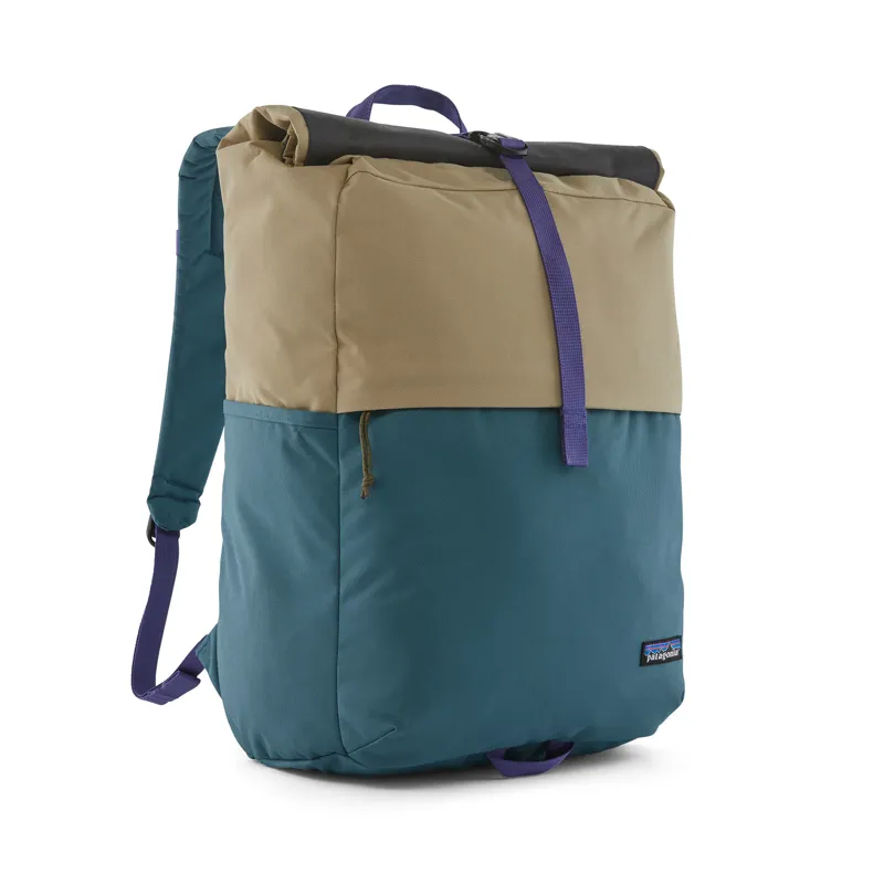 Patagonia Fieldsmith Roll Top Pack in Patchwork/Tasmanian Teal