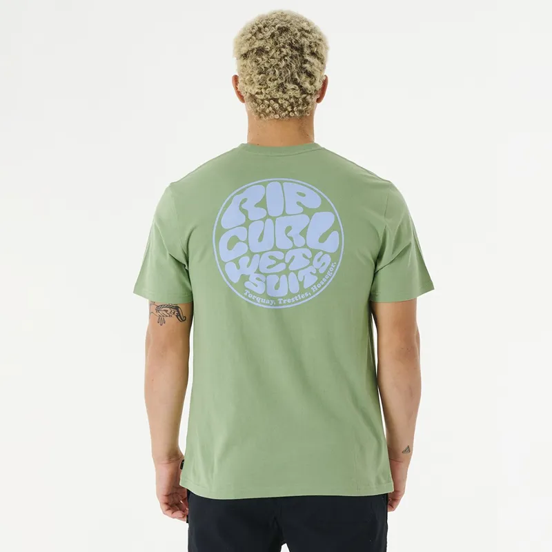 Rip Curl Wetsuit Icon Tee in Jade-2