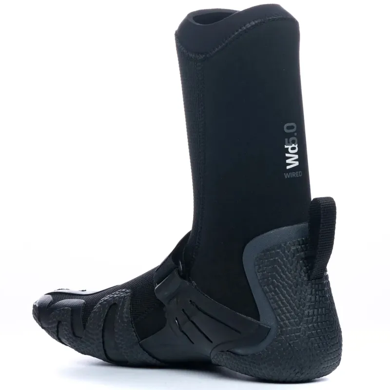 C-Skins Wired 5mm Hidden Split Toe Wetsuit Boots in Black-3