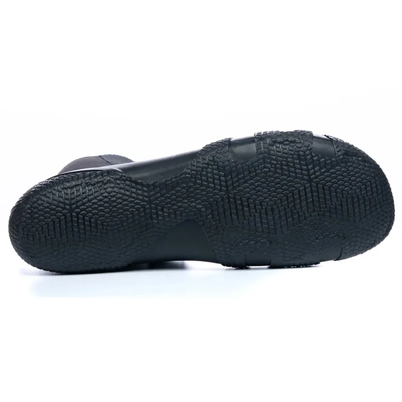 C-Skins Wired 7mm Round Toe Wetsuit Boots in Black-Charcoal-1
