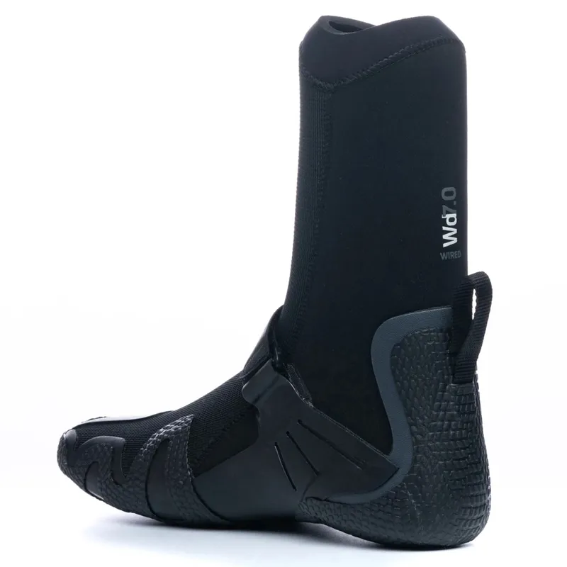 C-Skins Wired 7mm Round Toe Wetsuit Boots in Black-Charcoal-5