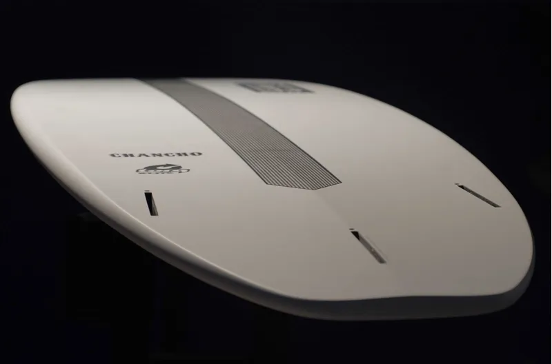 Torq Blue/Carbon Strip CI Chancho Surfboard - Futures-2