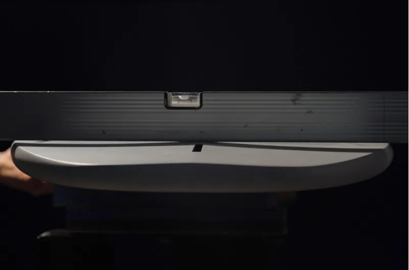 Torq White/Carbon Strip CI Chancho Surfboard  - Futures-3