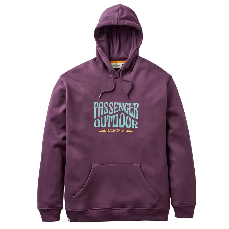 Passenger Yuca Organic Cotton Hoodie in Deep Plum