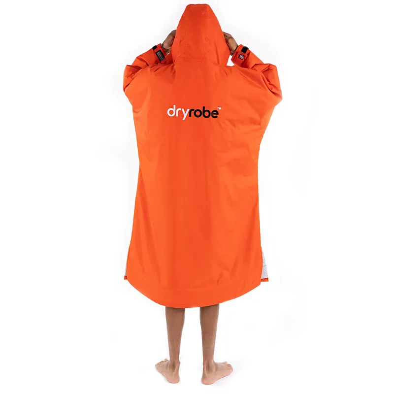 Dryrobe Advance Long Sleeve in Orange/Grey-1