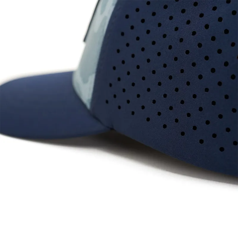 Florence Marine Airtex Trucker Hat in Light Sea Blue Camo-2