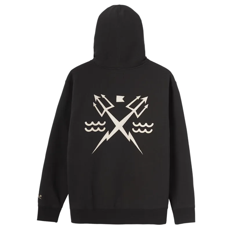 Dark Seas Alamo Heavyweight Hoodie in Black