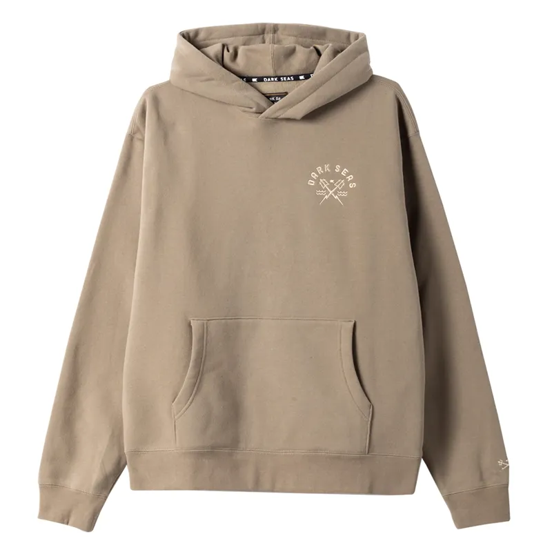 Dark Seas Alamo Heavyweight Hoodie in Timberwold-1