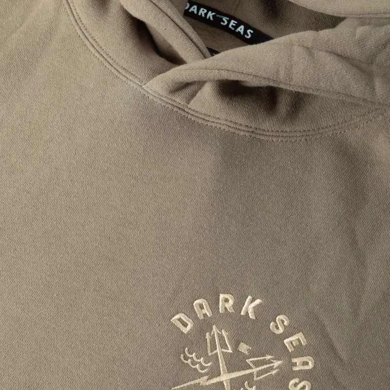 Dark Seas Alamo Heavyweight Hoodie in Timberwold-2
