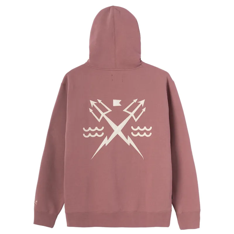 Dark Seas Alamo Heavyweight Hoodie in Rose