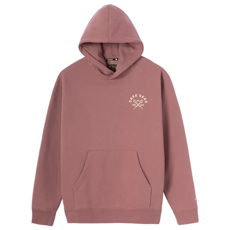 Dark Seas Alamo Heavyweight Hoodie in Rose-1