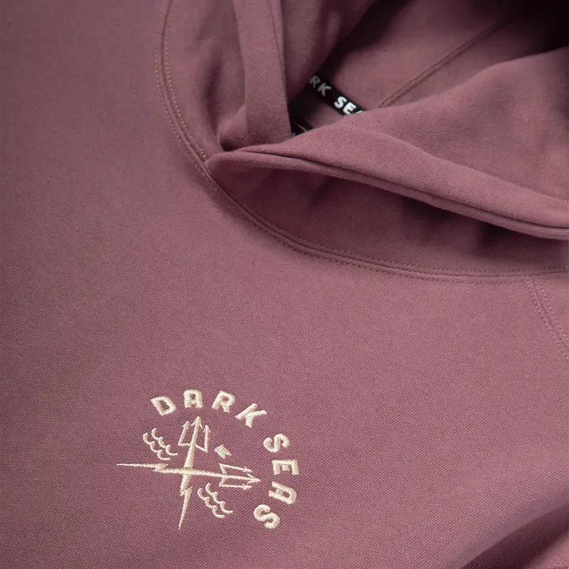 Dark Seas Alamo Heavyweight Hoodie in Rose-2