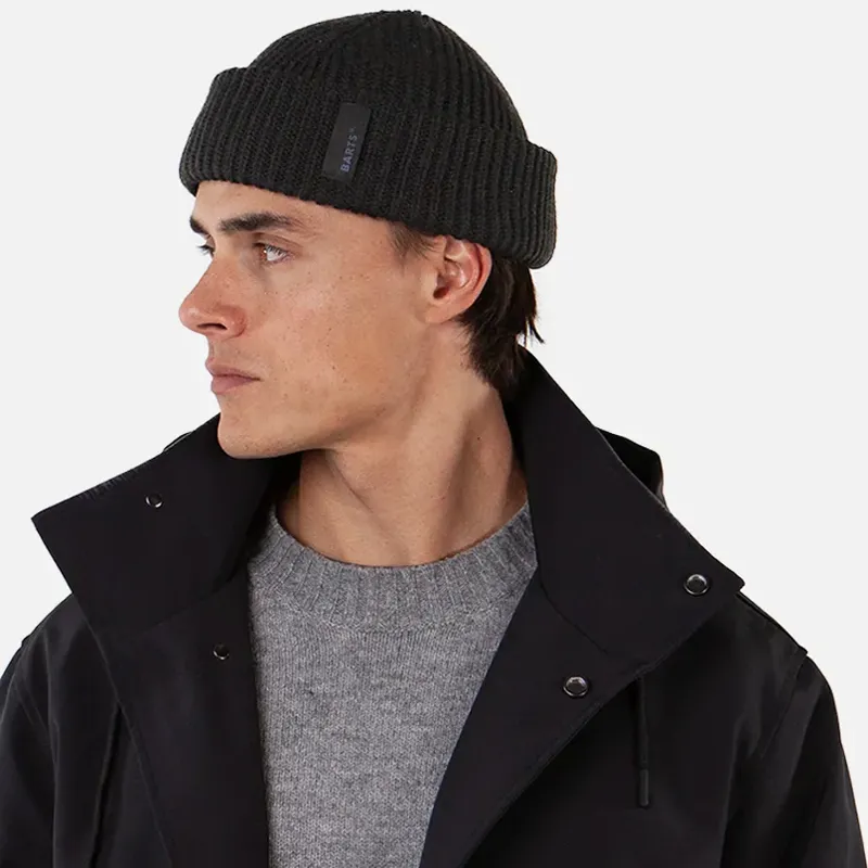 Barts Alexon Beanie in Black-2