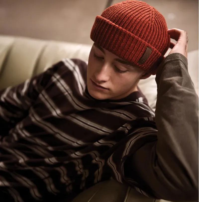 Barts Alexon Beanie in Brick-1