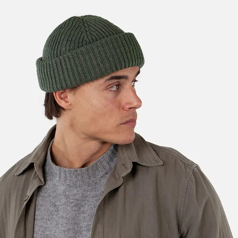 Barts Alexon Beanie in Dark Celadon-2