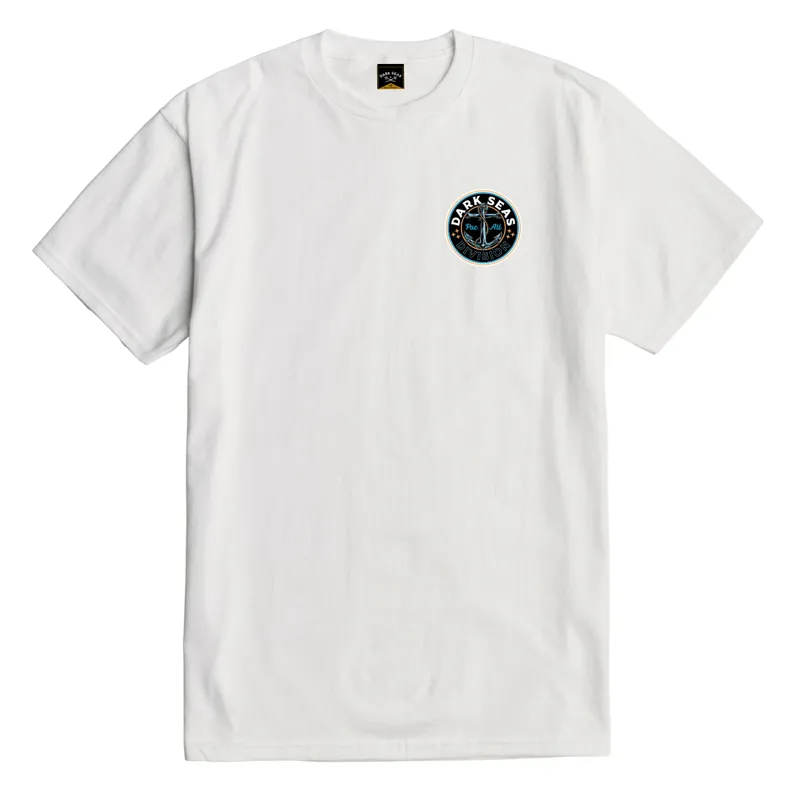 Dark Seas Anchors Up Tee in Vintage White-1