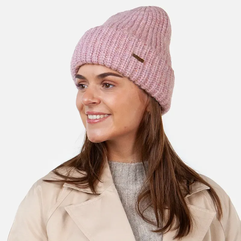 Barts Arugama Beanie in Mauve-2