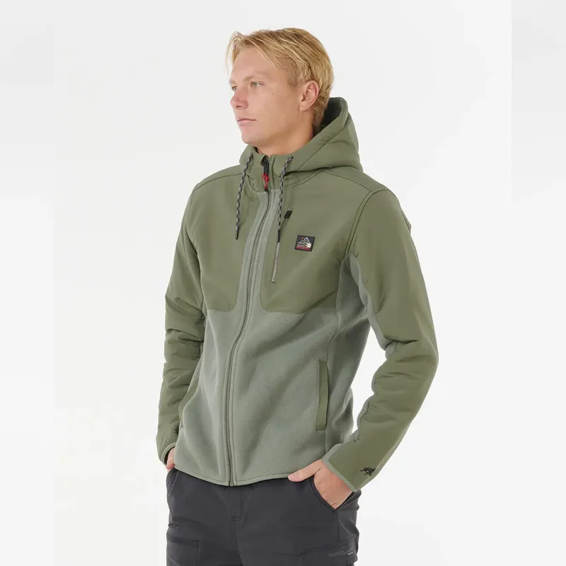 Rip Curl Anti-Series Search Hoodie in Cactus Green-1