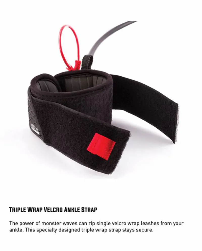 Ocean and Earth / 12ft Premium XT Big Wave Leash / Black-2