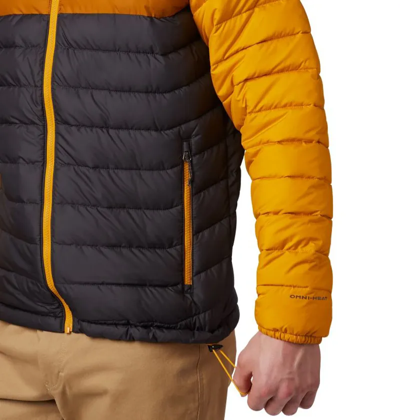 Columbia / Powder Lite Hooded Jacket / Shark Burnished Amber-2