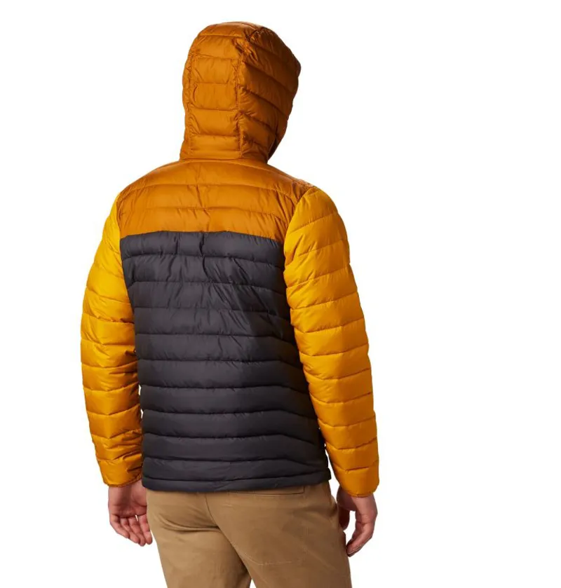 Columbia / Powder Lite Hooded Jacket / Shark Burnished Amber-1