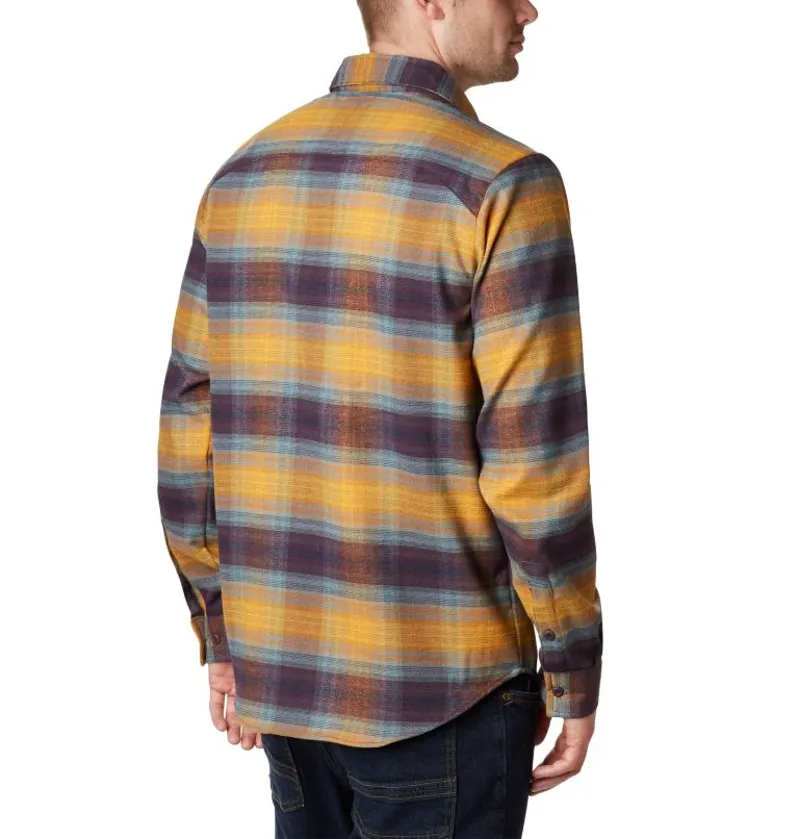 Outdoor Elements Stretch Flannel Shirt / Burnished Amber-1