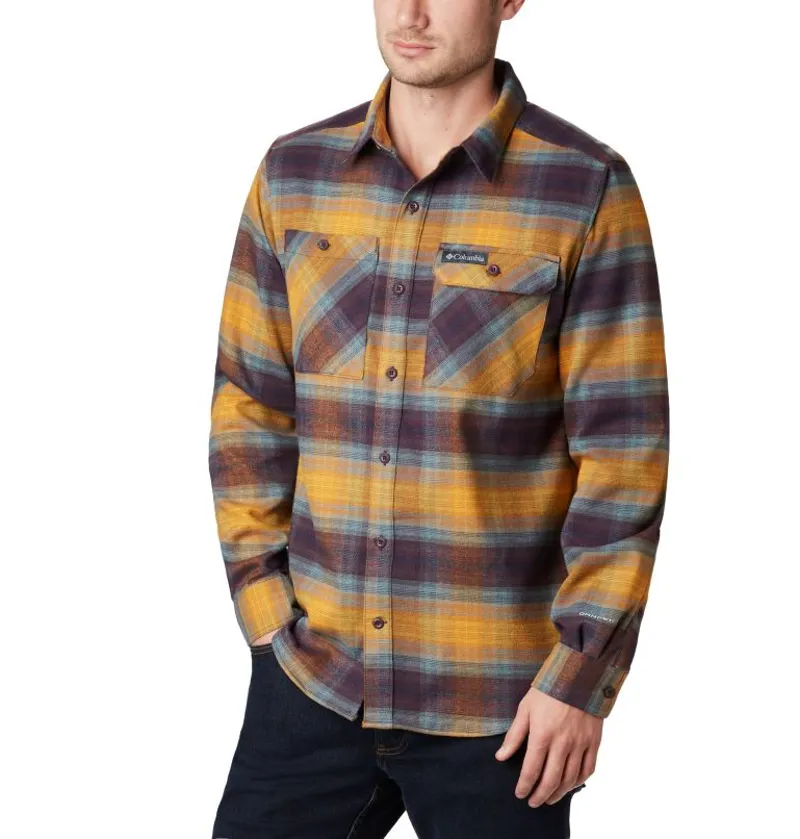Outdoor Elements Stretch Flannel Shirt / Burnished Amber