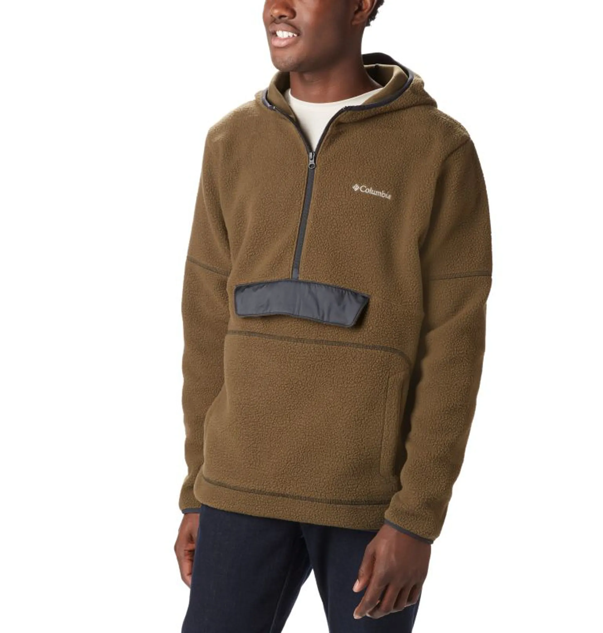 Columbia Rugged Ridge Sherpa Pull Over Olive Green-Black