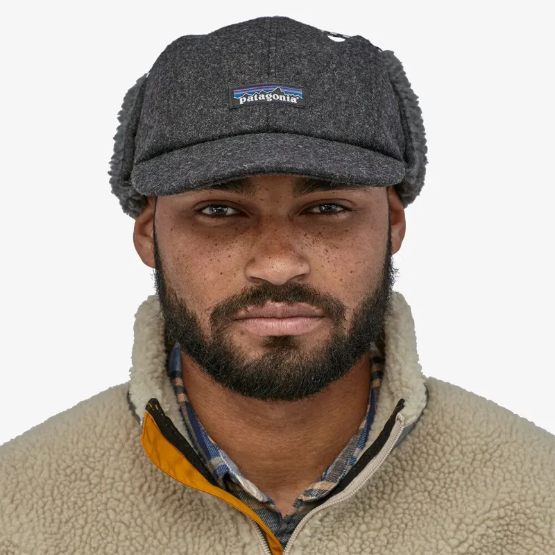 Patagonia Recycled Wool Ear Flap Cap / Grey-1