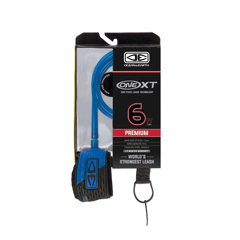 Ocean and Earth / 6ft Premium XT Leash / Blue
