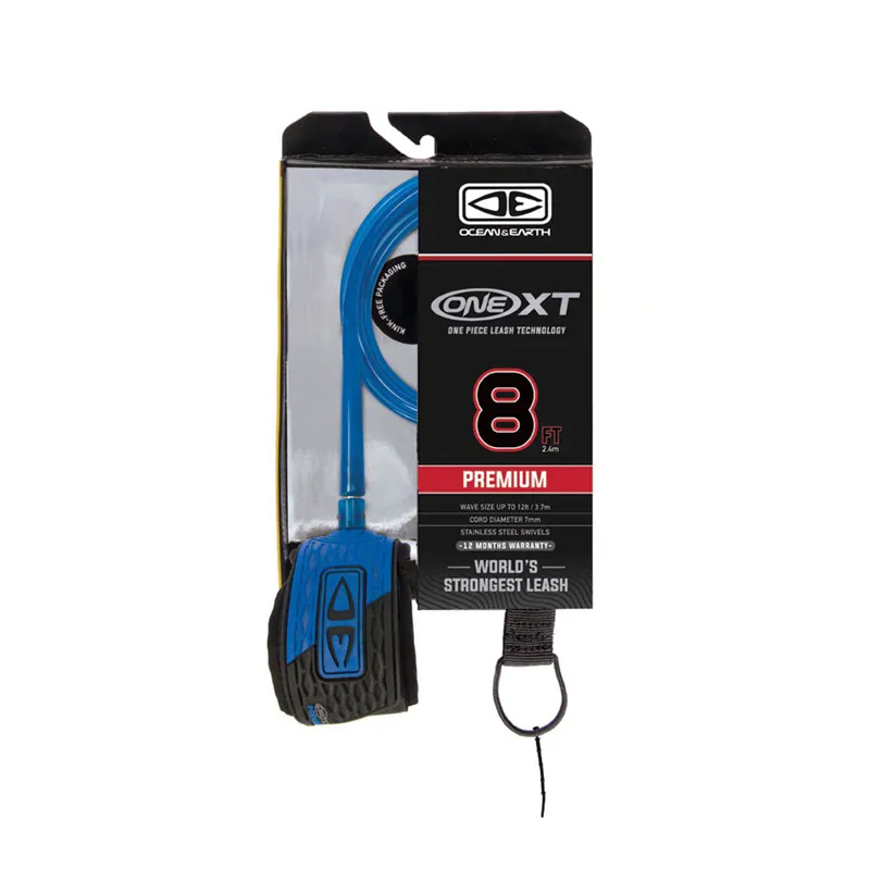 Ocean and Earth / 8ft Premium XT Leash / Blue