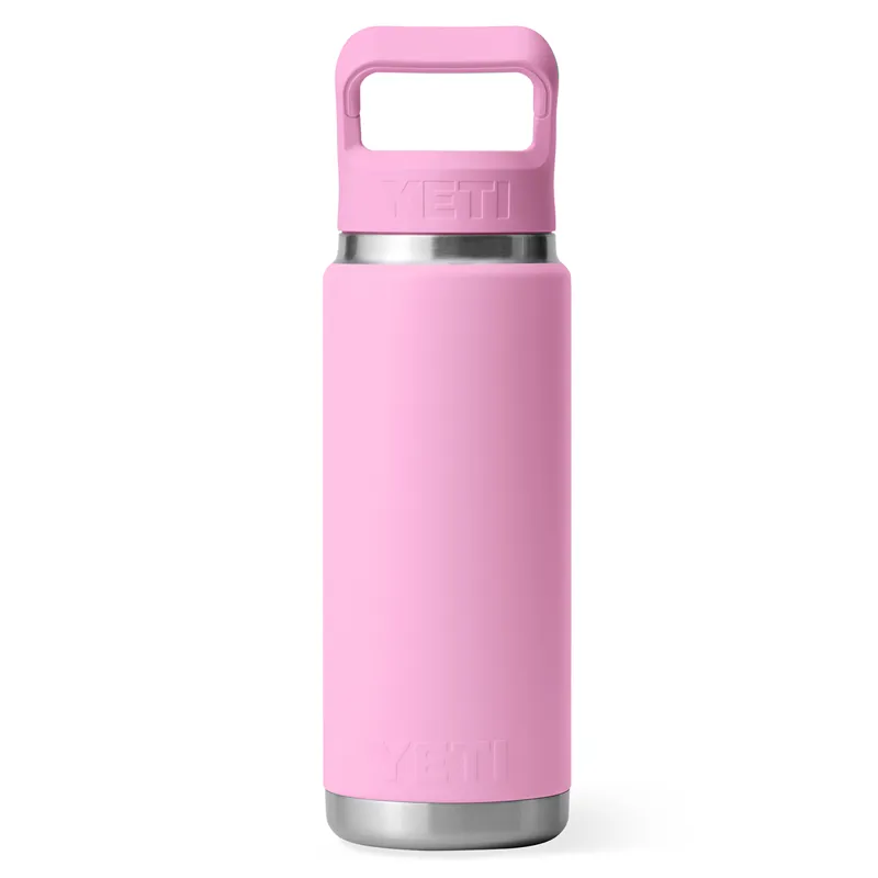 Yeti Rambler 26oz Straw Bottle in Power Pink-2