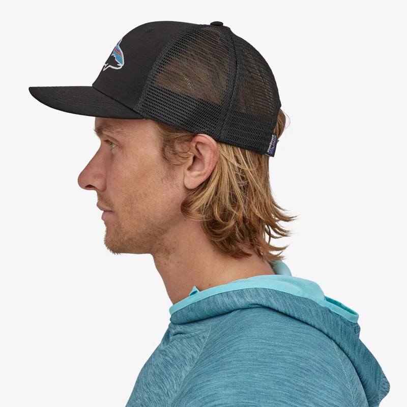 Patagonia Fitz Roy Trout Trucker Cap in Black-4