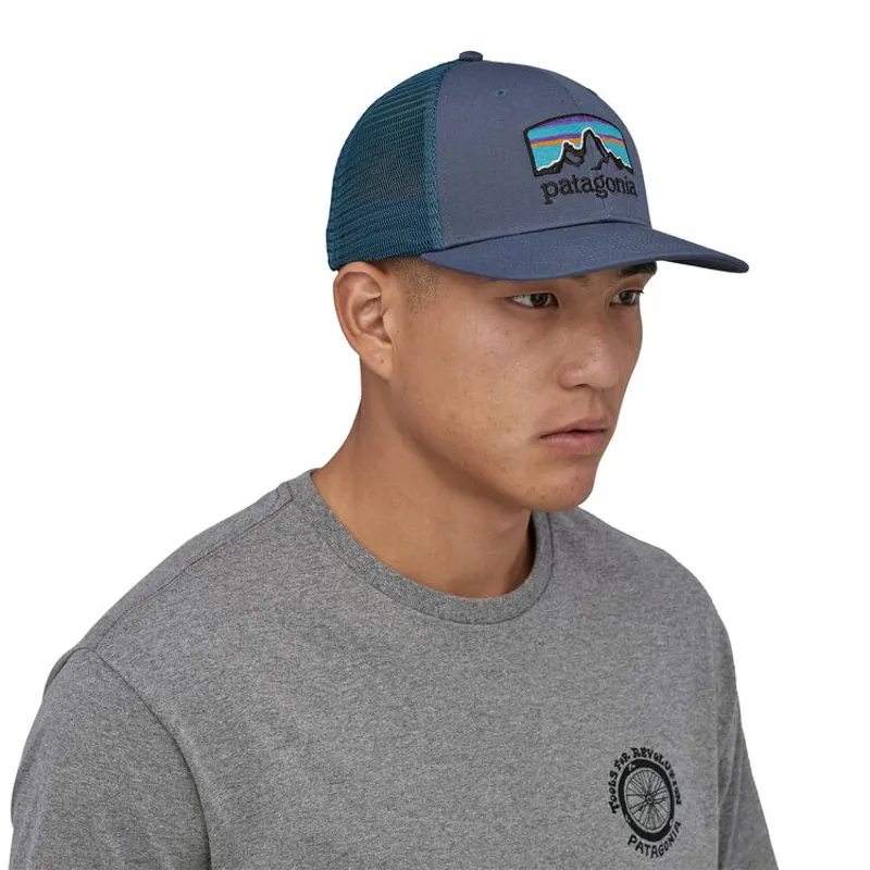 Patagonia Fitz Roy Horizons Trucker Hat Dolomite Blue